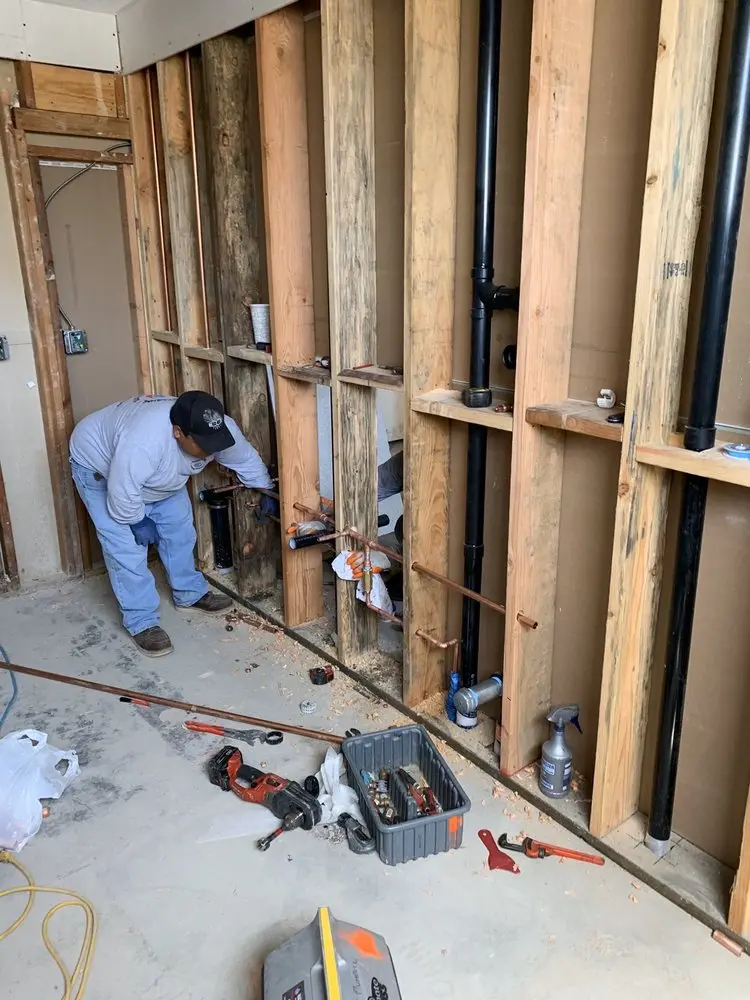 Commercial rough-in plumbing for Gas Line Repair in South Beloit